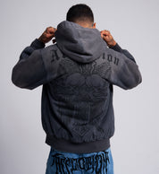 Dark Wings Canvas Zip Hood