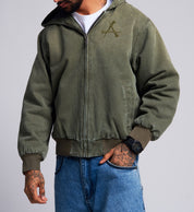 Dark Wings Canvas Zip Hood