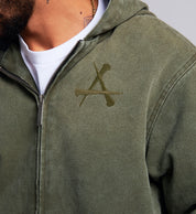 Dark Wings Canvas Zip Hood