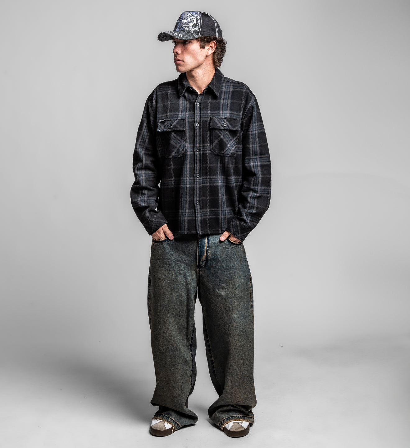 Winged Up Flannel Shirt