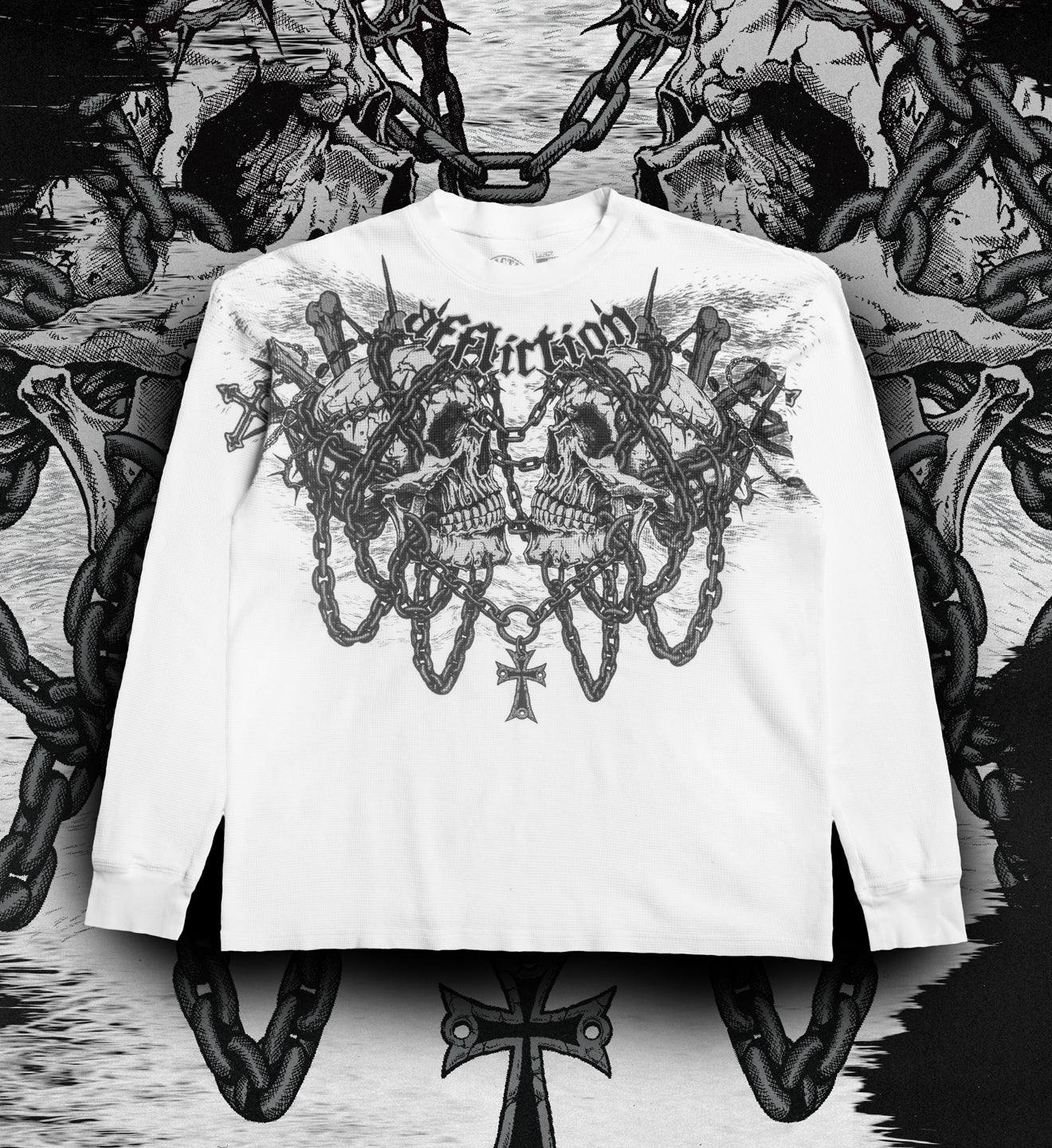 Chained Saint Thorns LS Thermal – Affliction Clothing