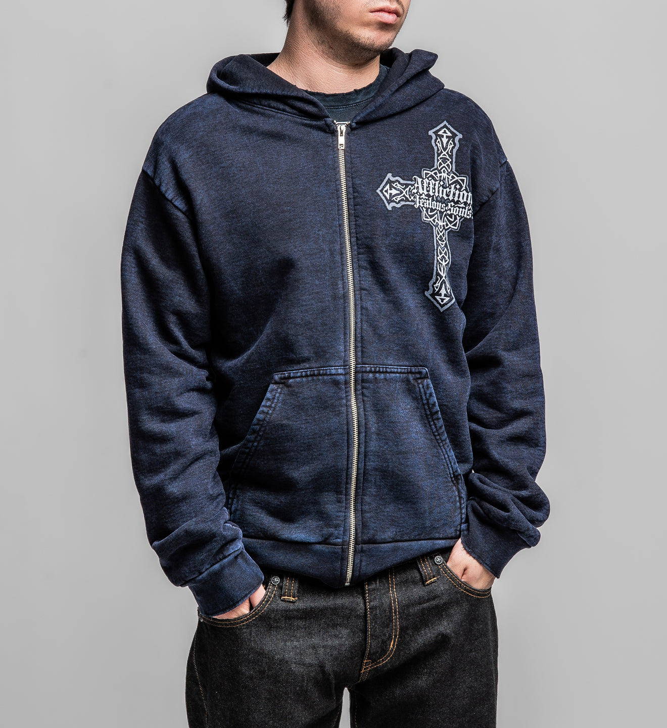 Seeker Zip-Up Hoodie – Affliction Clothing Seeker Zip-Up Hoodie – Affliction Clothing