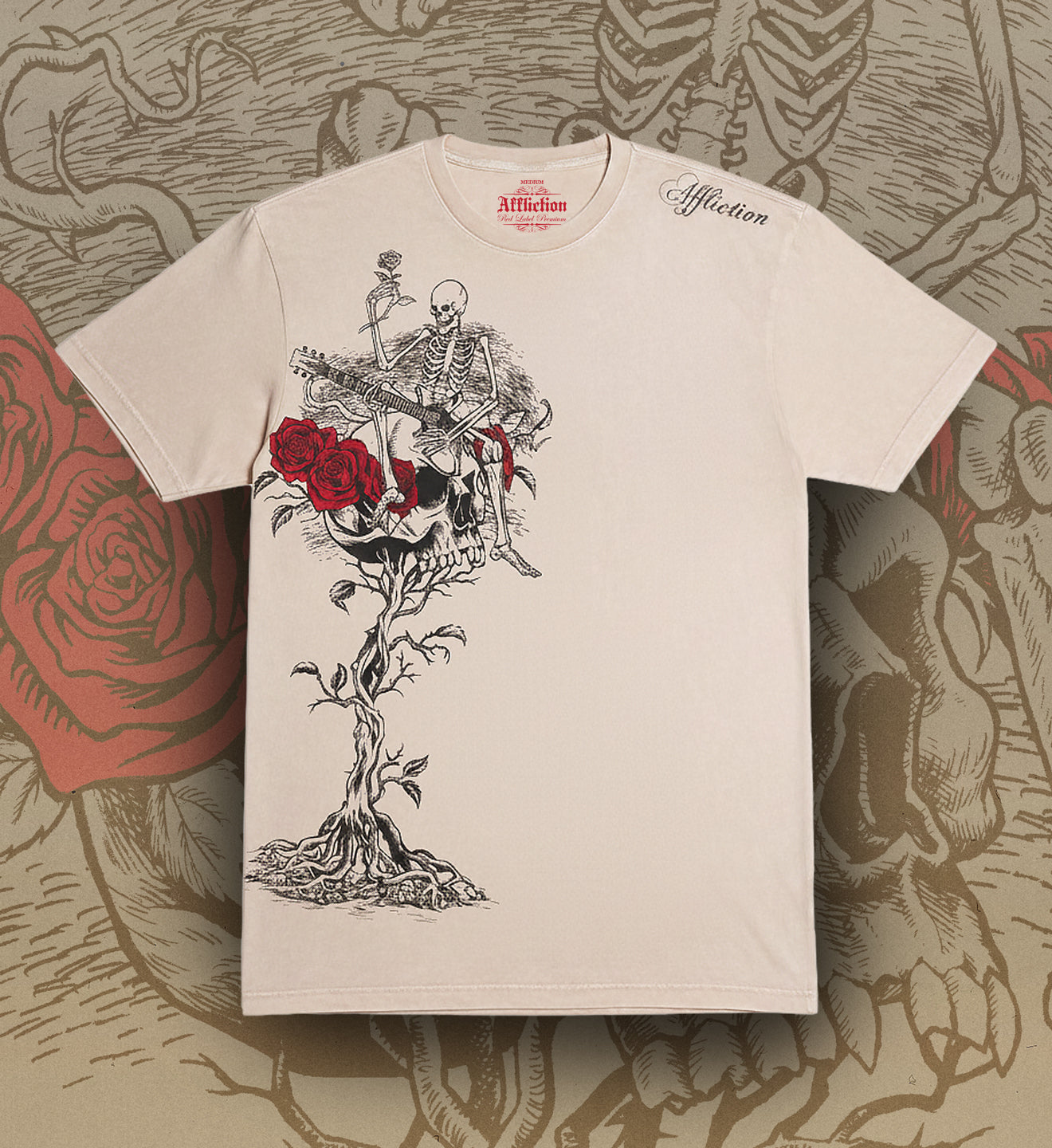 Roses For The Dead Tee – Affliction Clothing