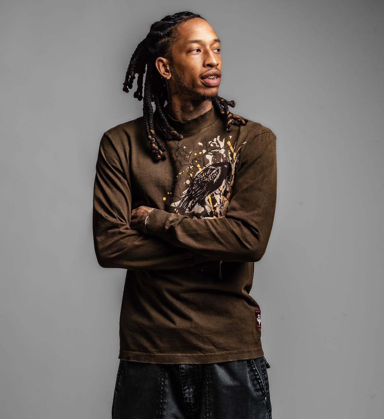 Crow LS Tee