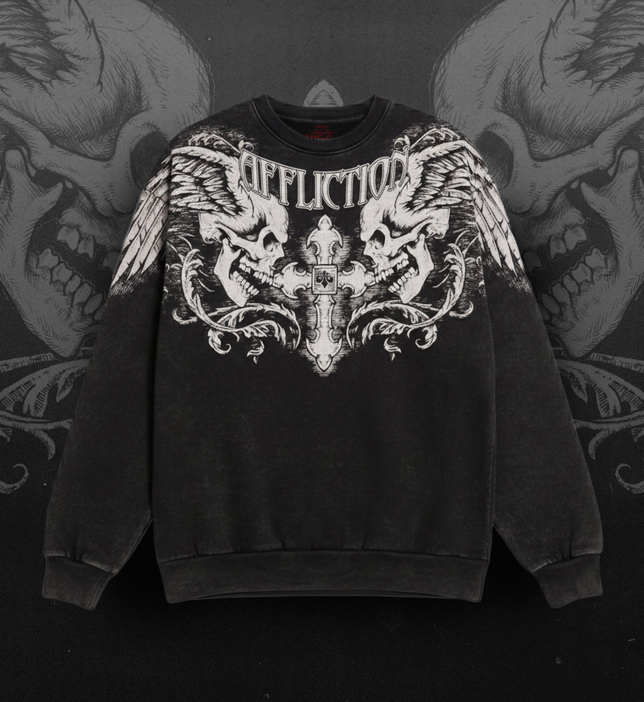 Winged Up LS Crewneck