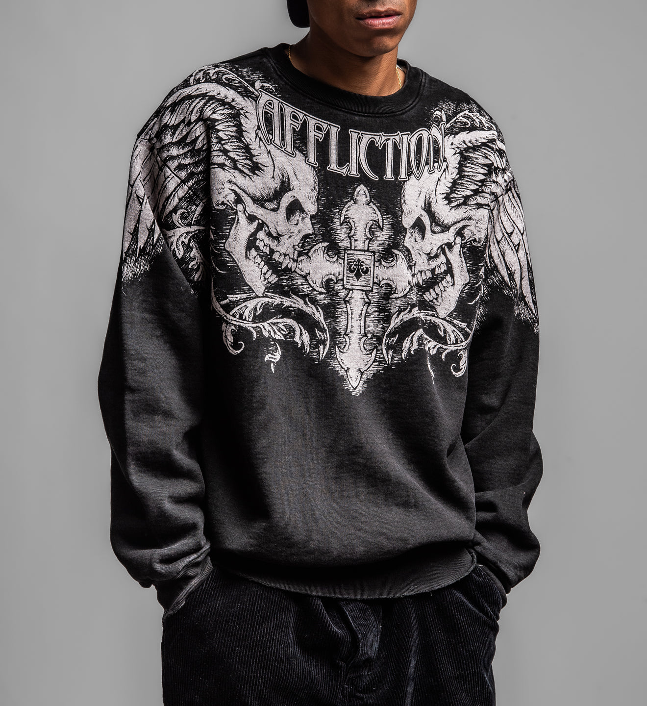Winged Up LS Crewneck