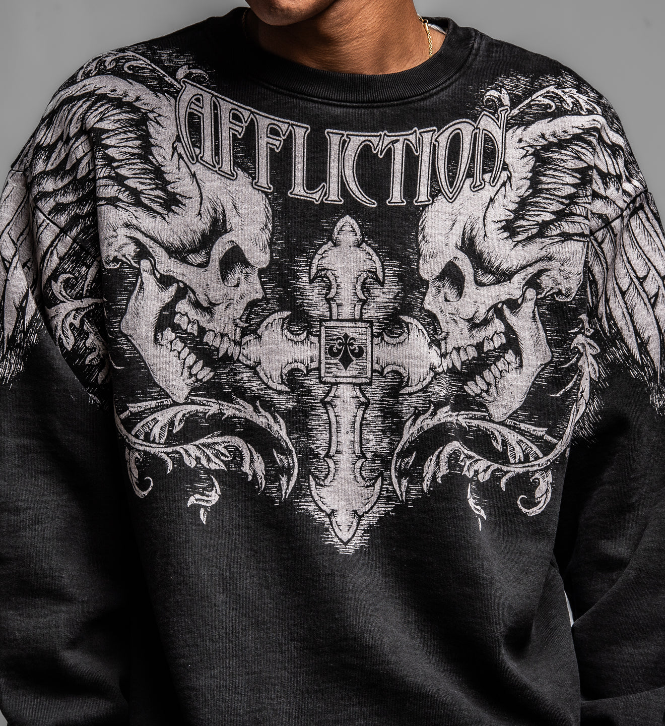 Winged Up LS Crewneck