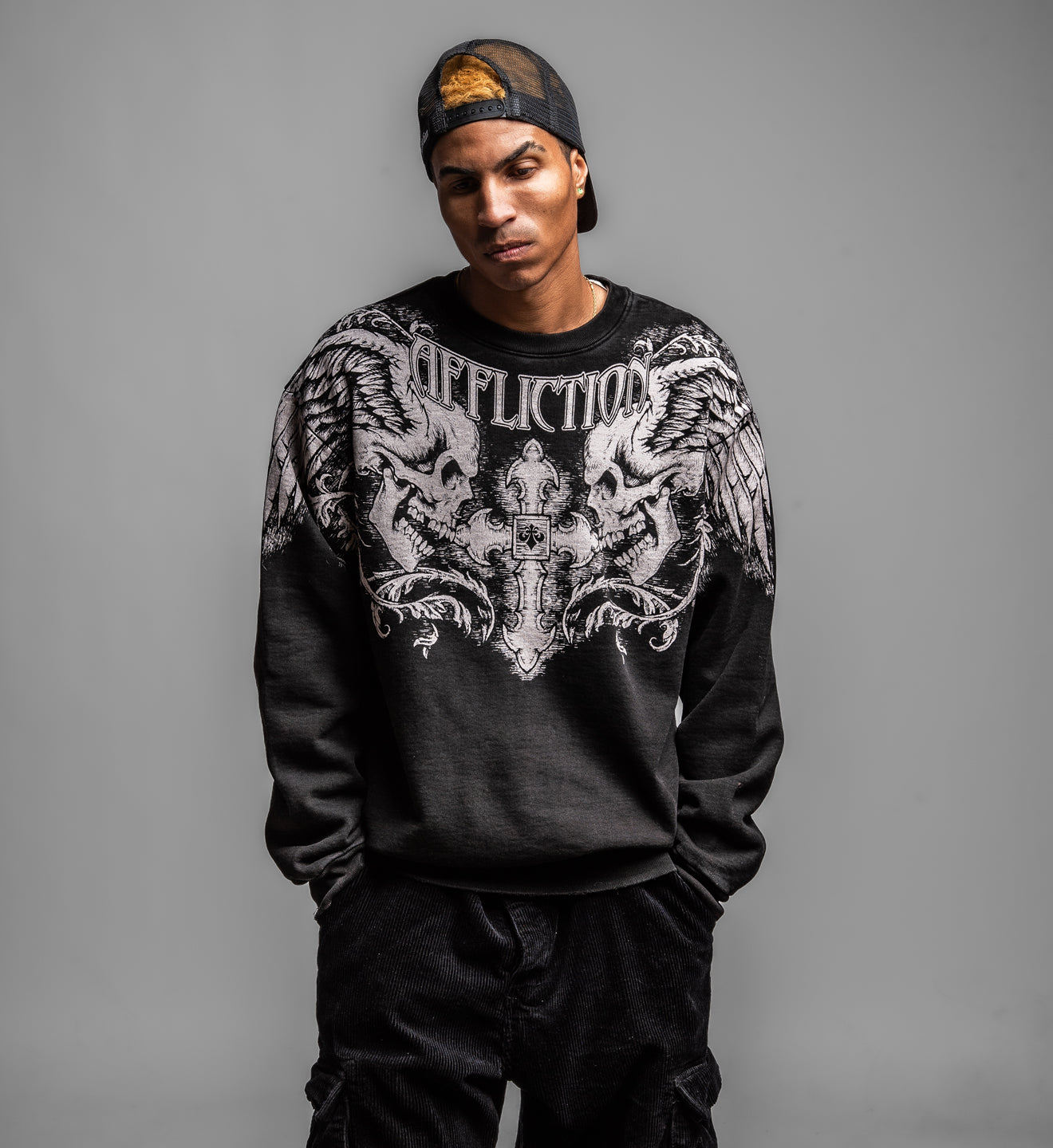Winged Up LS Crewneck