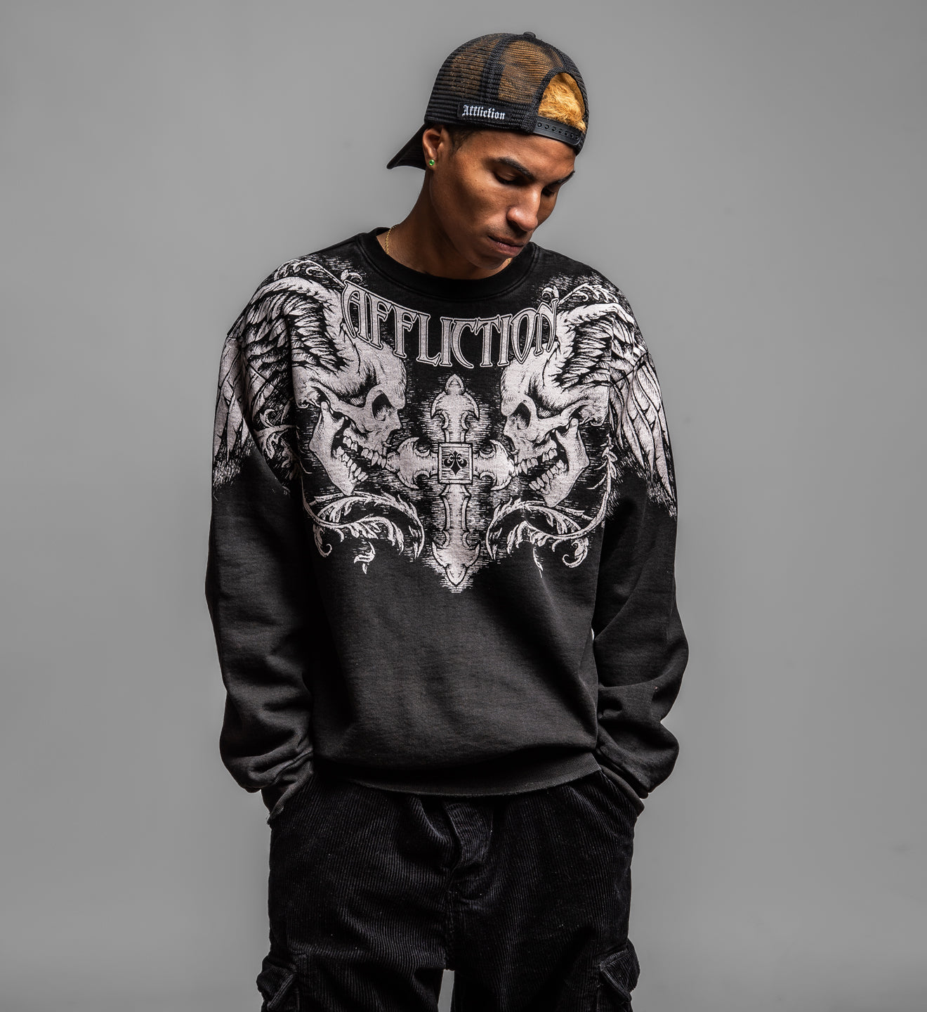 Winged Up LS Crewneck