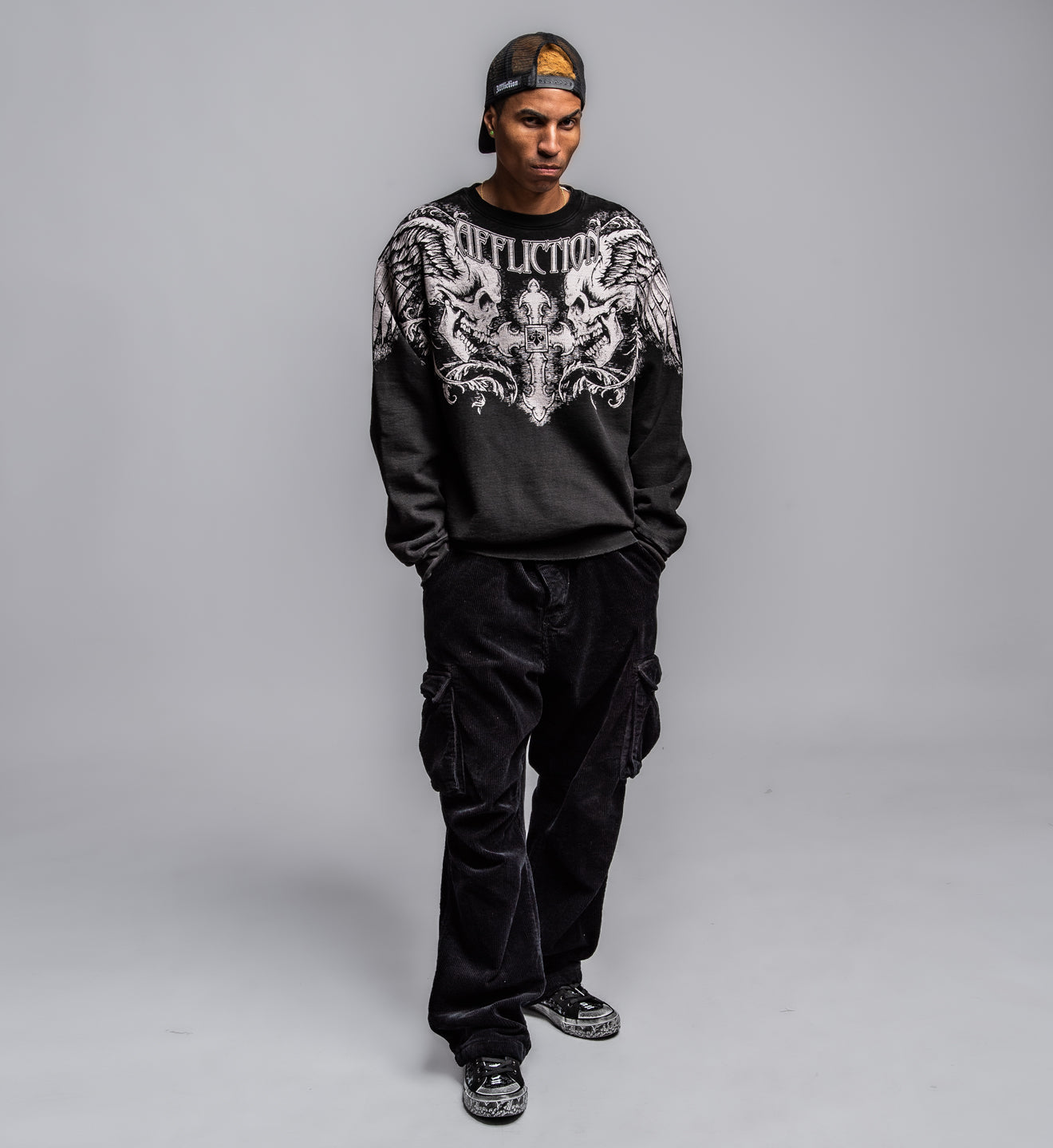 Winged Up LS Crewneck