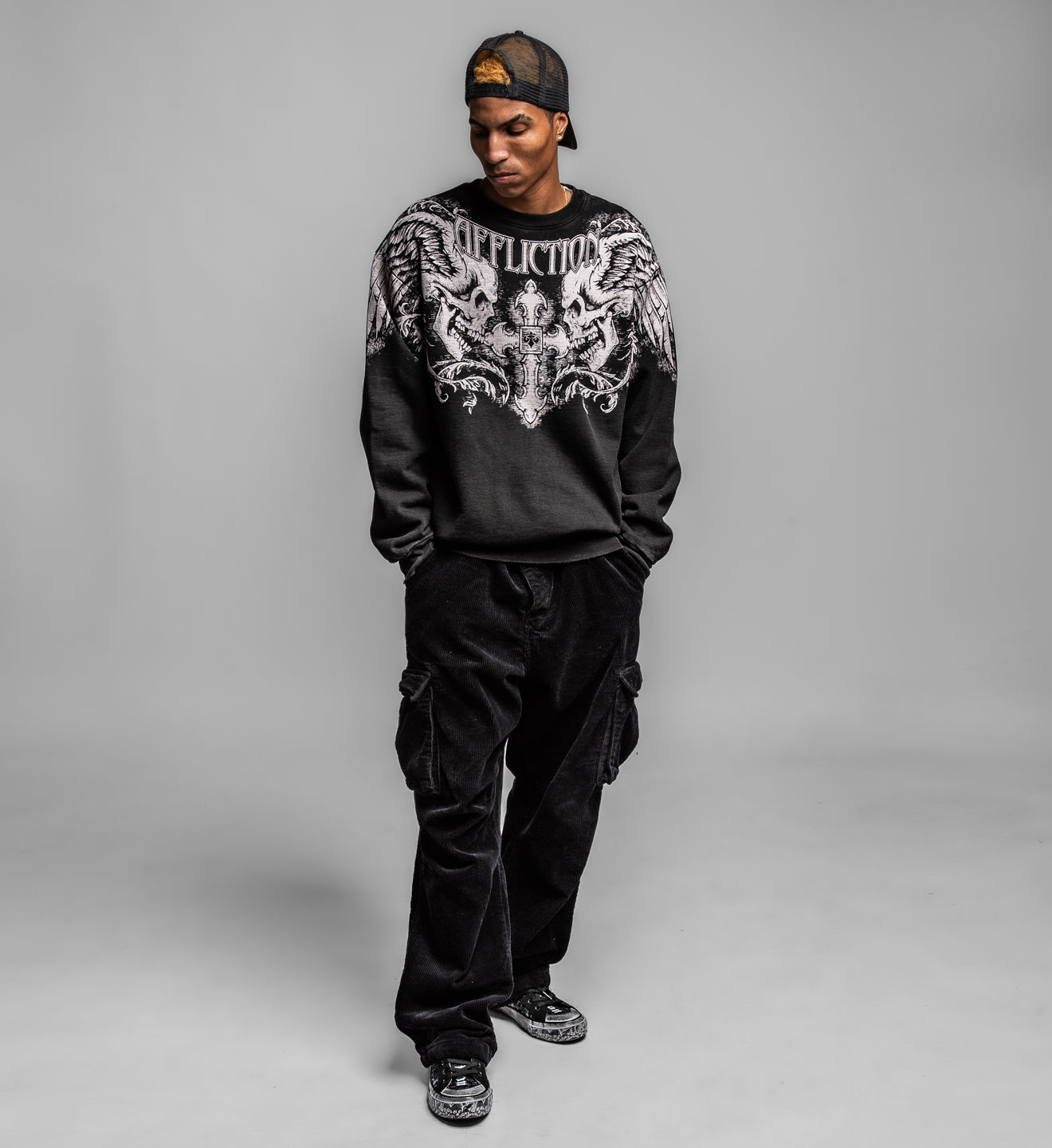Winged Up LS Crewneck