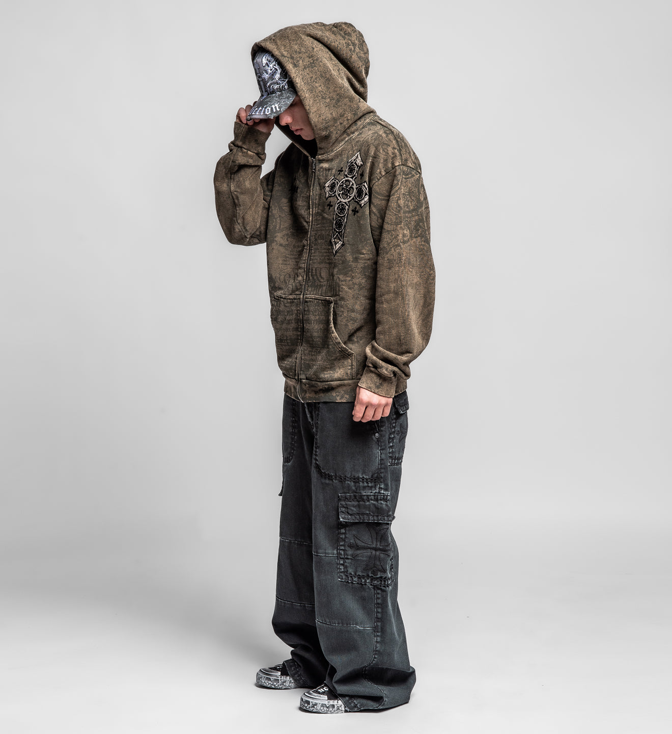 Rogue Crossed Zip-Up Hoodie – Affliction Clothing