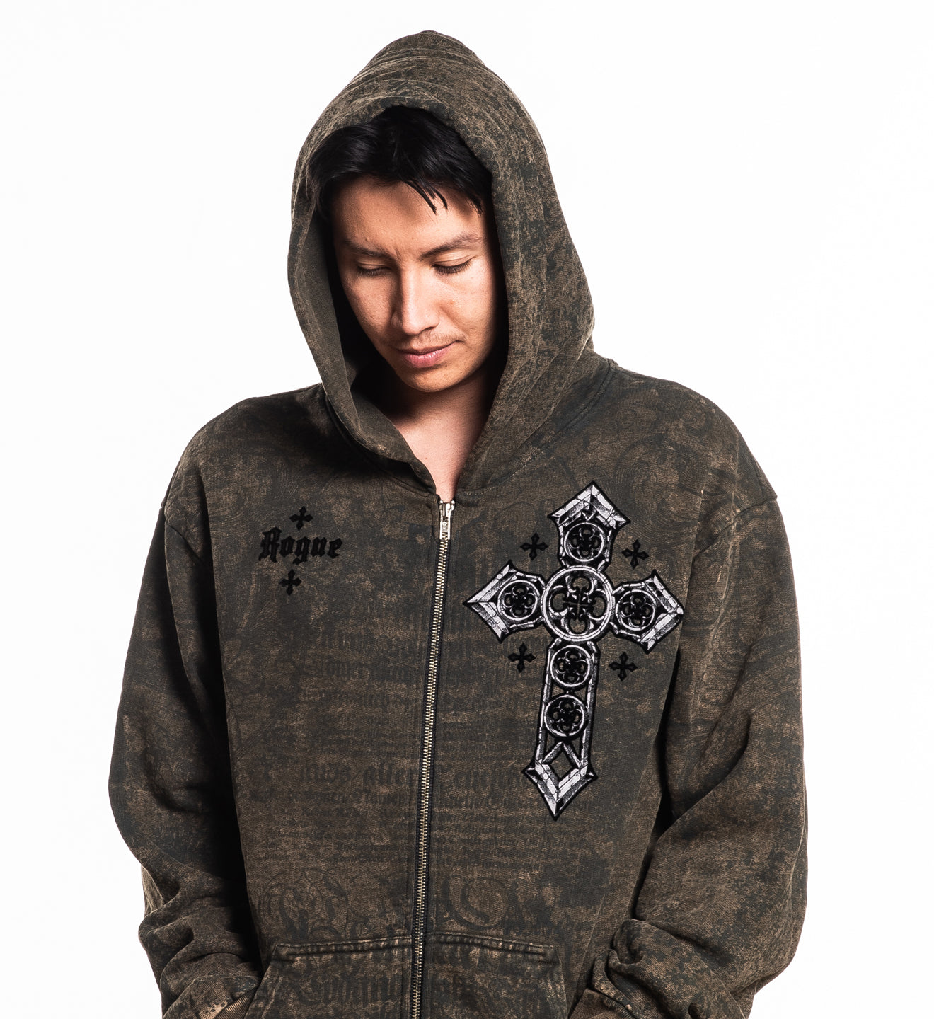 Rogue Crossed Zip-Up Hoodie