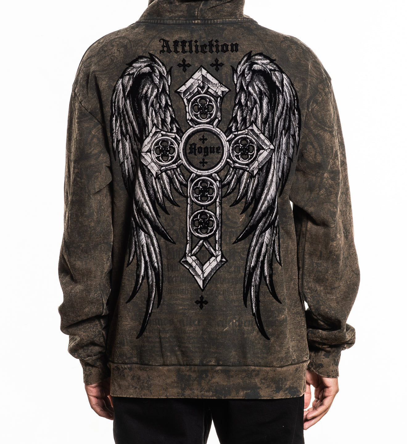 Rogue Crossed Zip-Up Hoodie