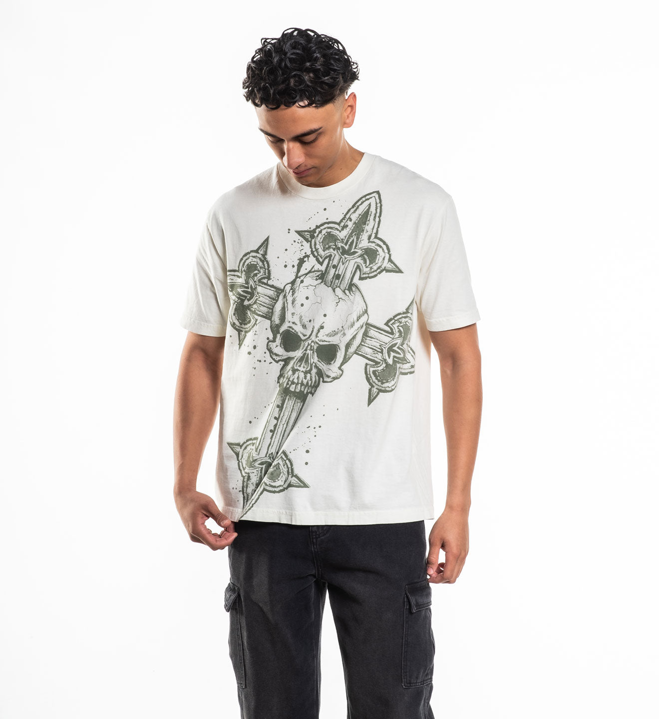 AFFLICTION スカル グラフィックTシャツ Cross Tee – Affliction Clothing