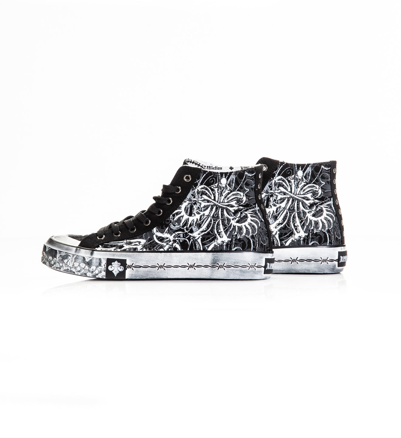 Skeleton Hi-Top Shoe