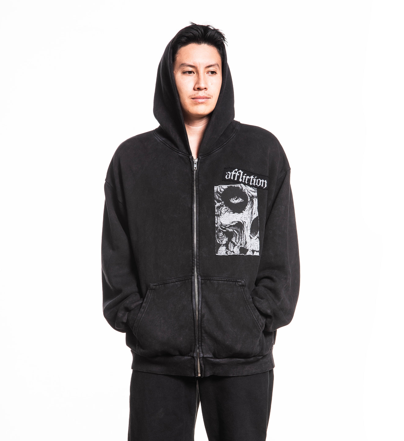Misfits Skully Zip Hood