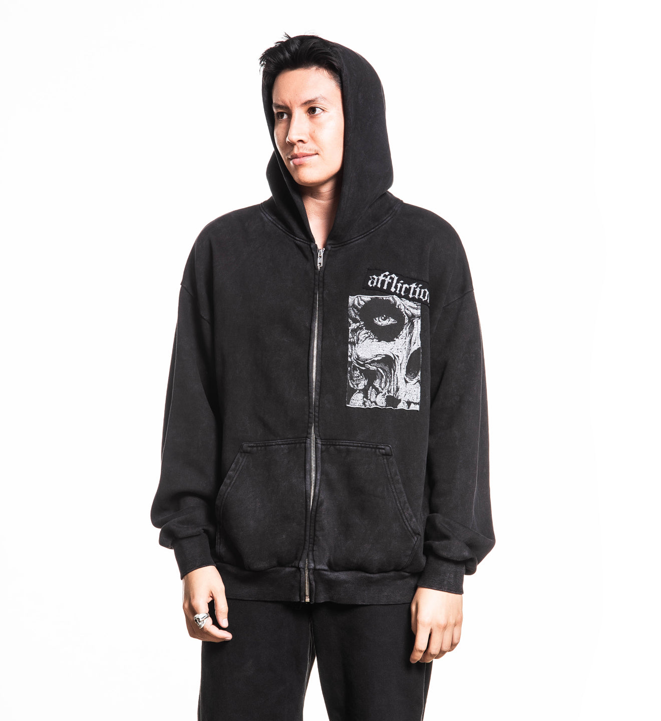 Misfits Skully Zip Hood