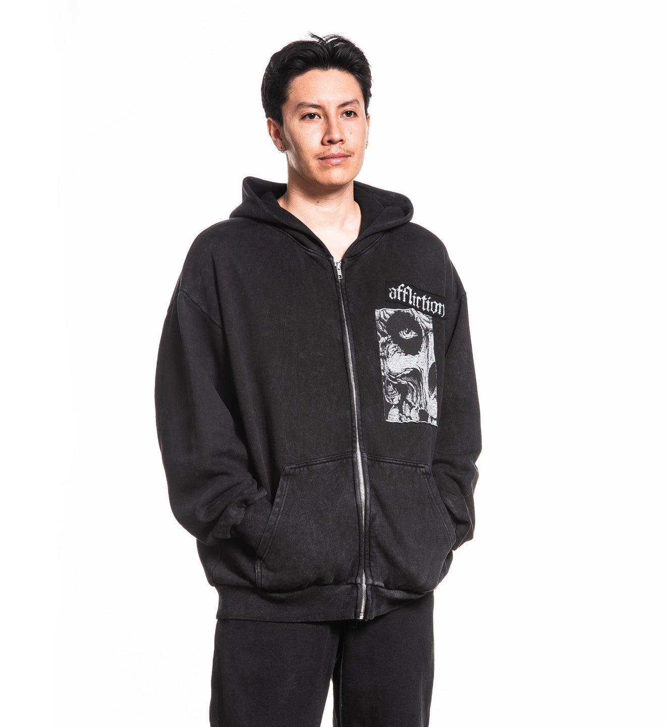 Misfits Skully Zip Hood