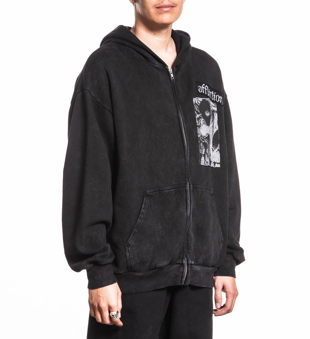 Misfits Skully Zip Hood