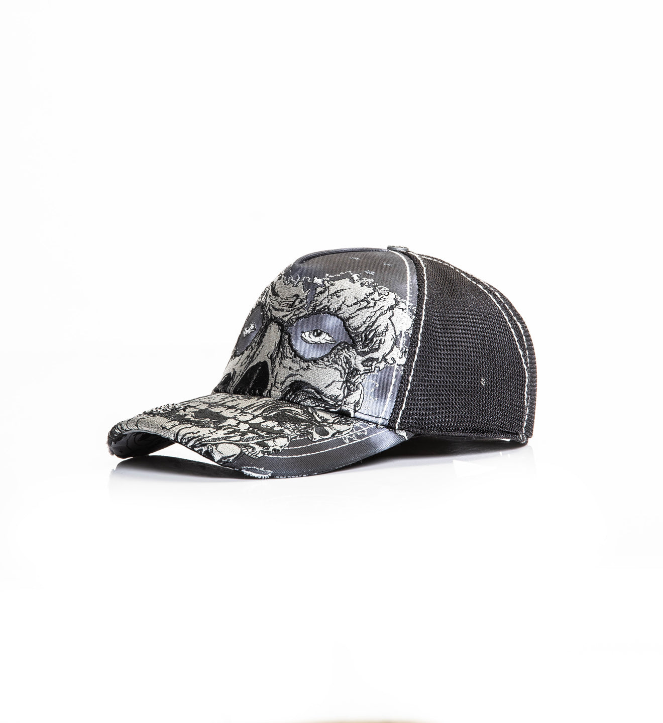 thumbnail image 2 of Misfits Trucker Hat – Black, Adjustable, Men’s, Rock Theme 2 of 4
