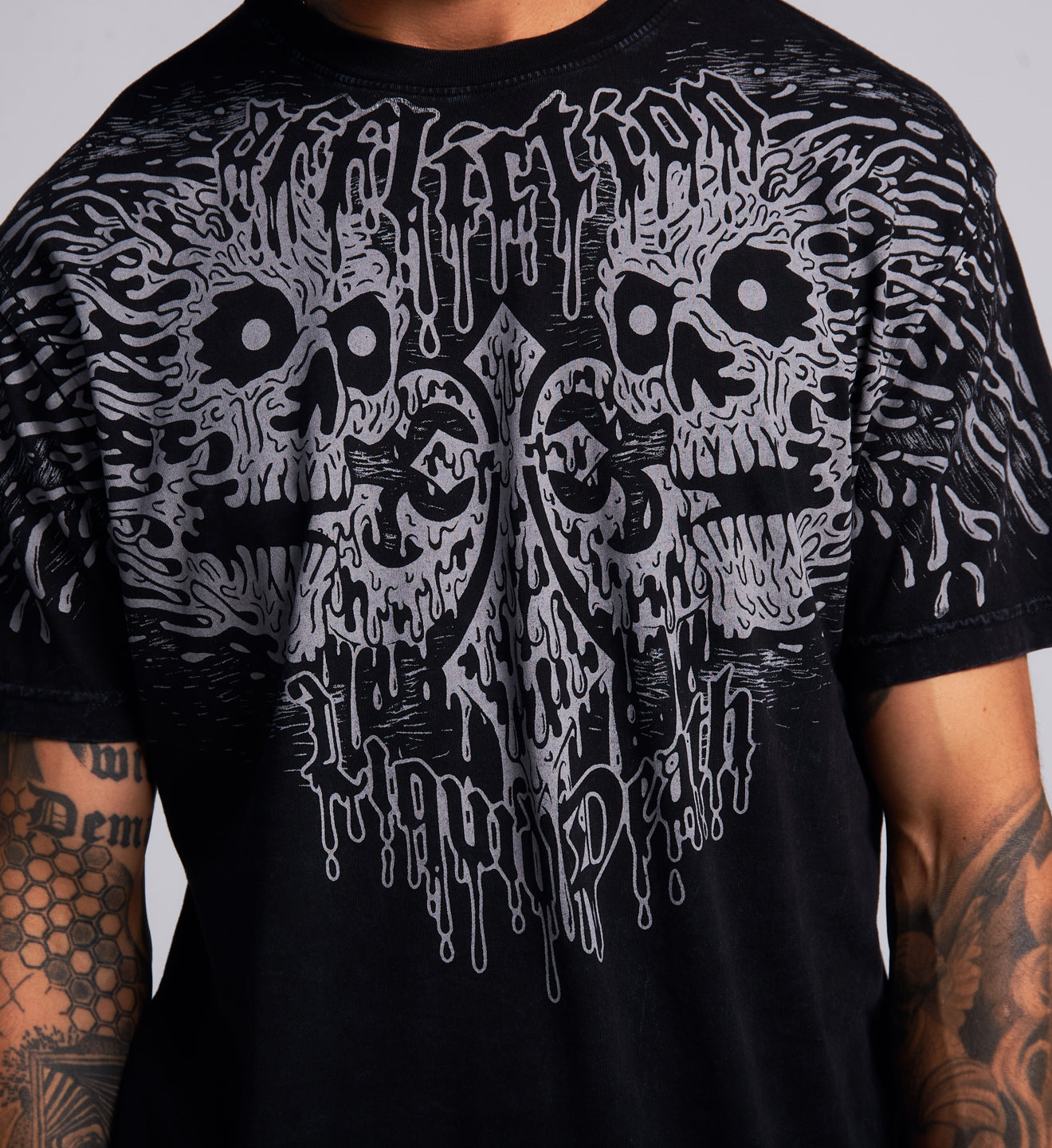 Liquid Death Skulls Tee