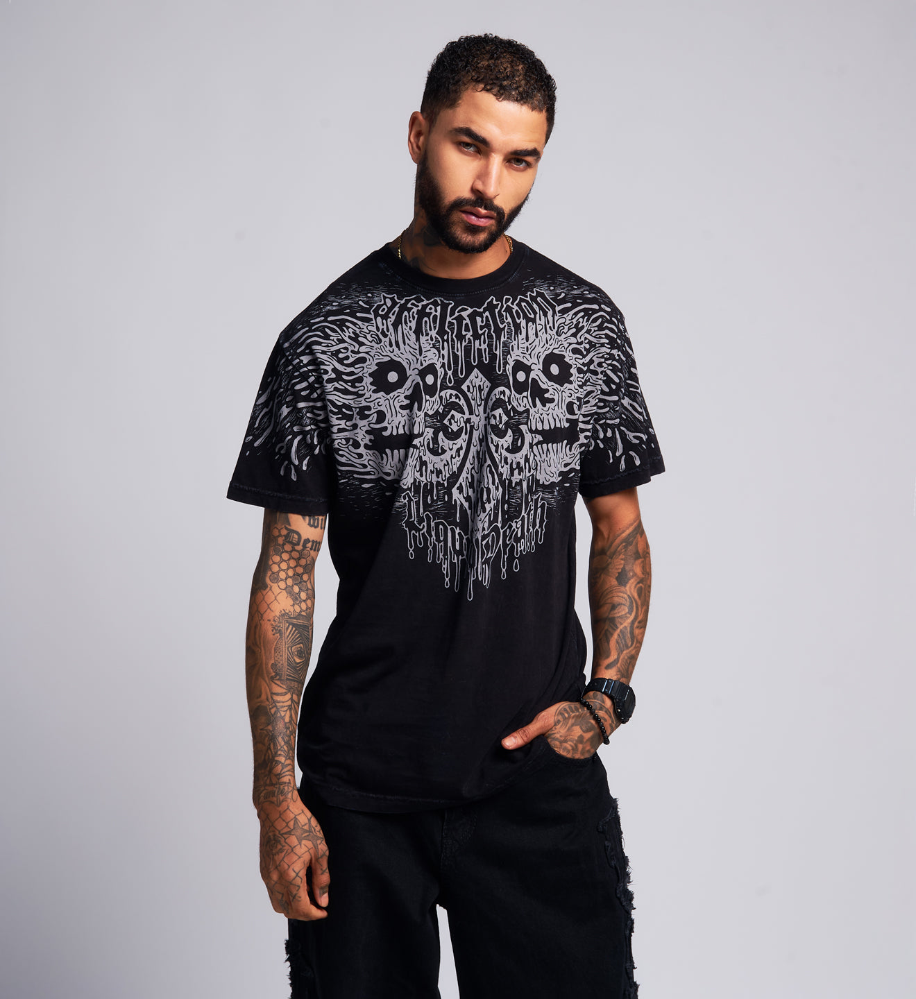 Liquid Death Skulls Tee
