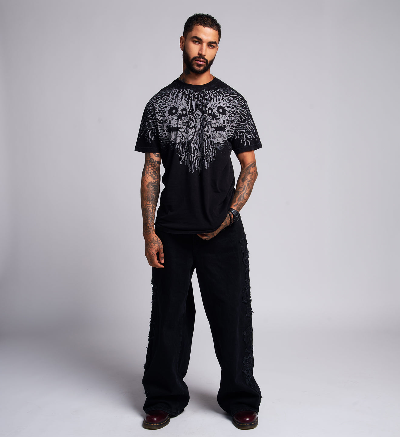 Liquid Death Skulls Tee