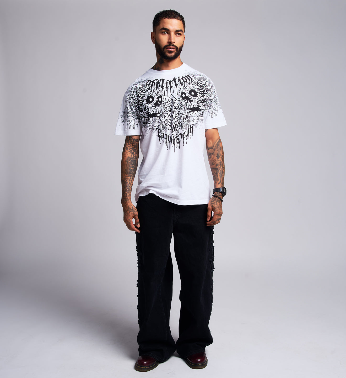 Liquid Death Skulls Tee
