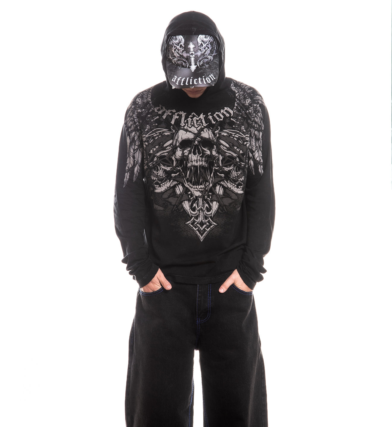 Immortal Scream Po Raglan Hood