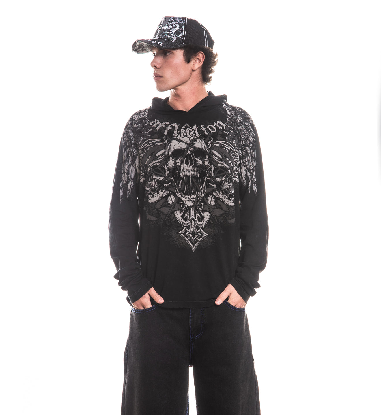 Immortal Scream Po Raglan Hood