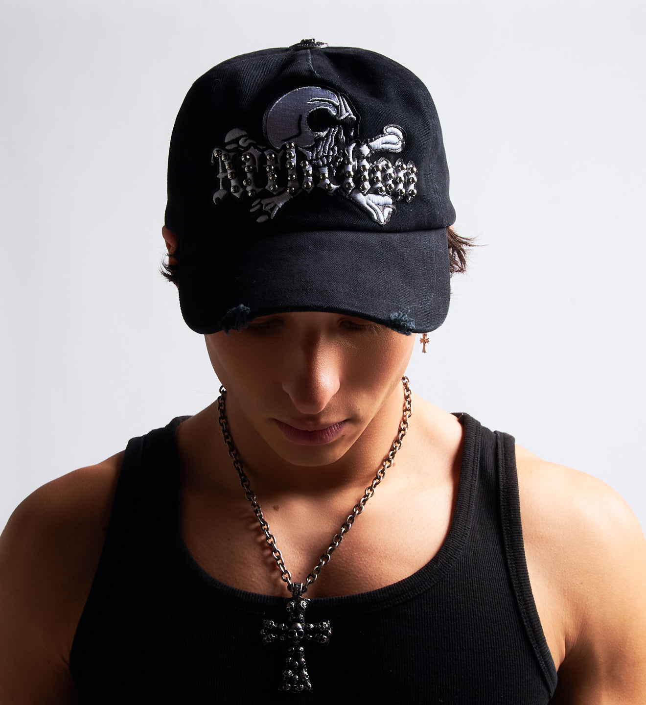Cross Bones Snapback Hat