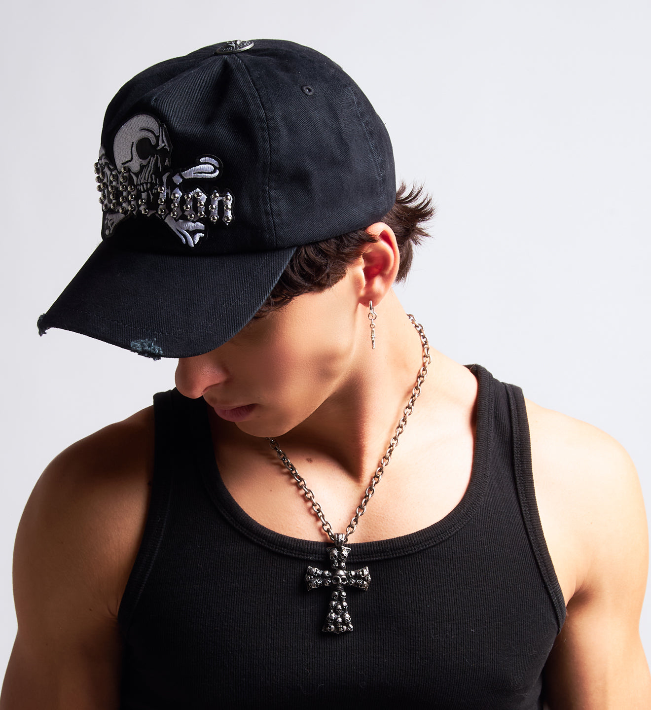 Cross Bones Snapback Hat