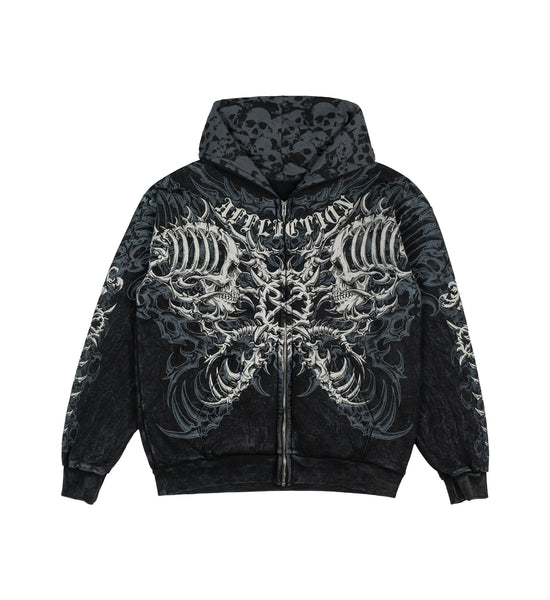 フライトジャケット　AFF LICTION Gorecore Lament Zip Hood – Affliction Clothing
