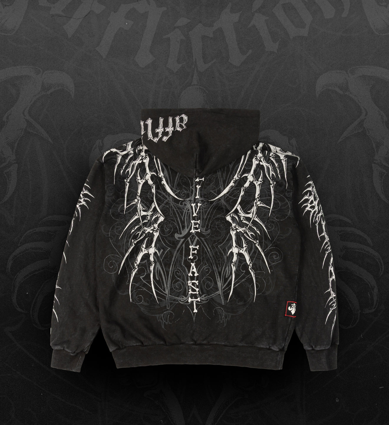 Skeleton Zip-up Hood – Affliction Clothing