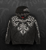 Skeleton Zip-up Hood