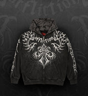 Skeleton Zip-up Hood