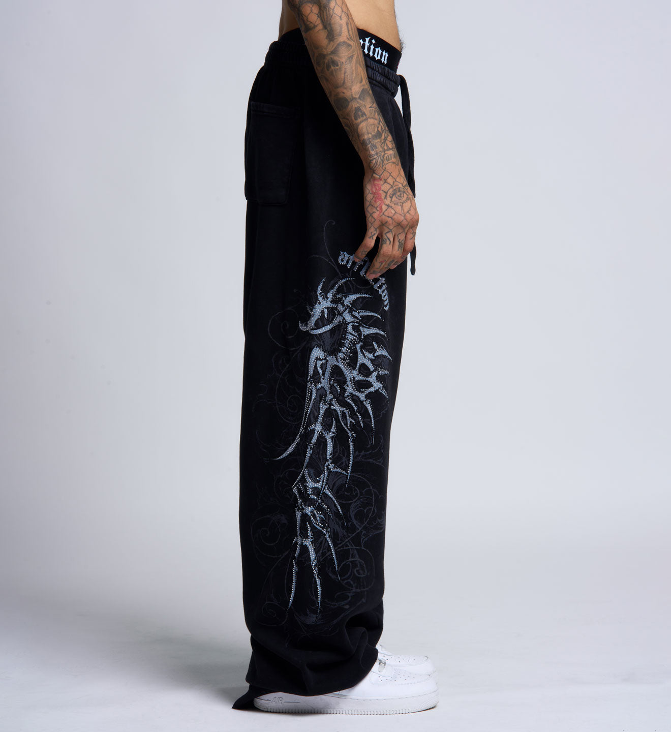 Skeleton Wide Leg Pant