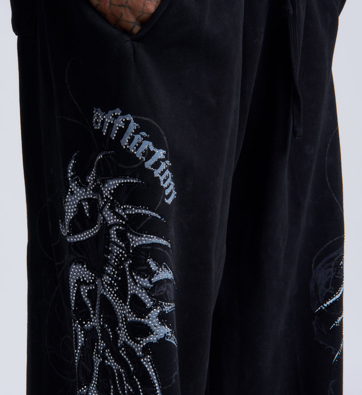 Skeleton Wide Leg Pant