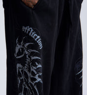 Skeleton Wide Leg Pant