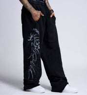 Skeleton Wide Leg Pant