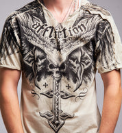 Death Eyes Slit Neck Tee