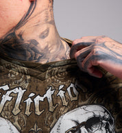 Collapse V Neck Tee