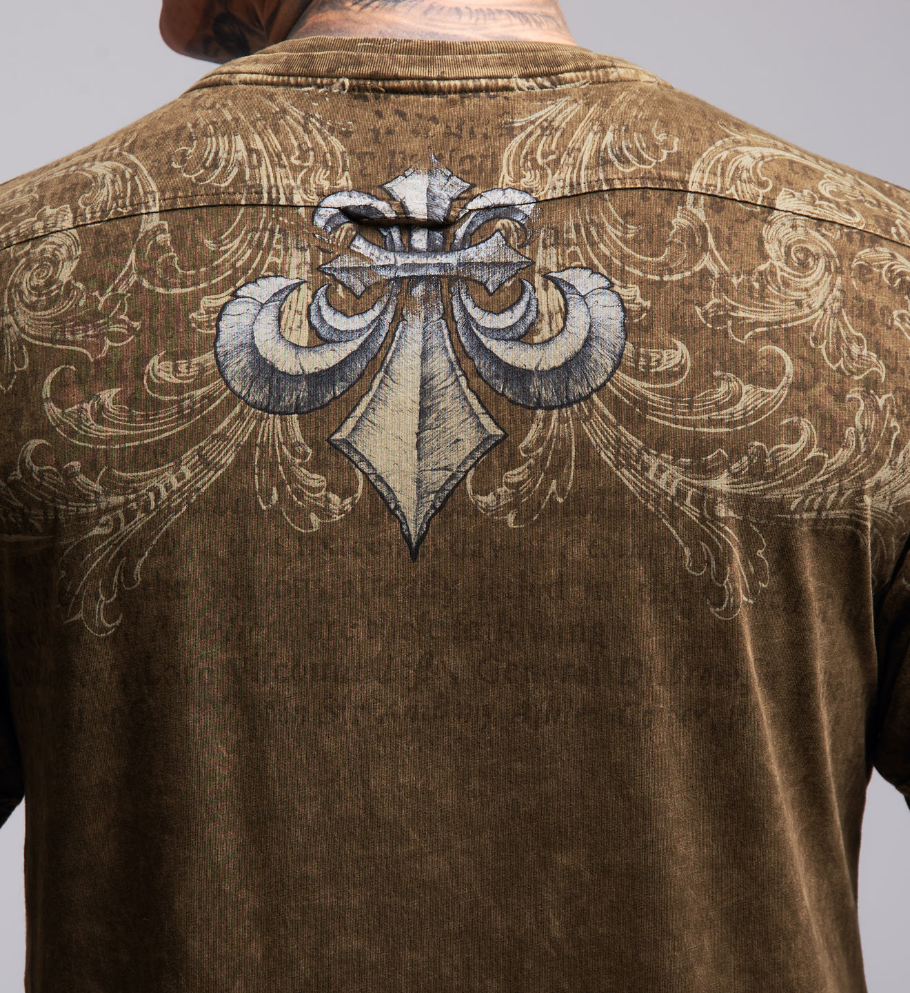 Collapse V Neck Tee