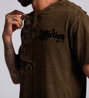 Indian Chief Vneck Henley