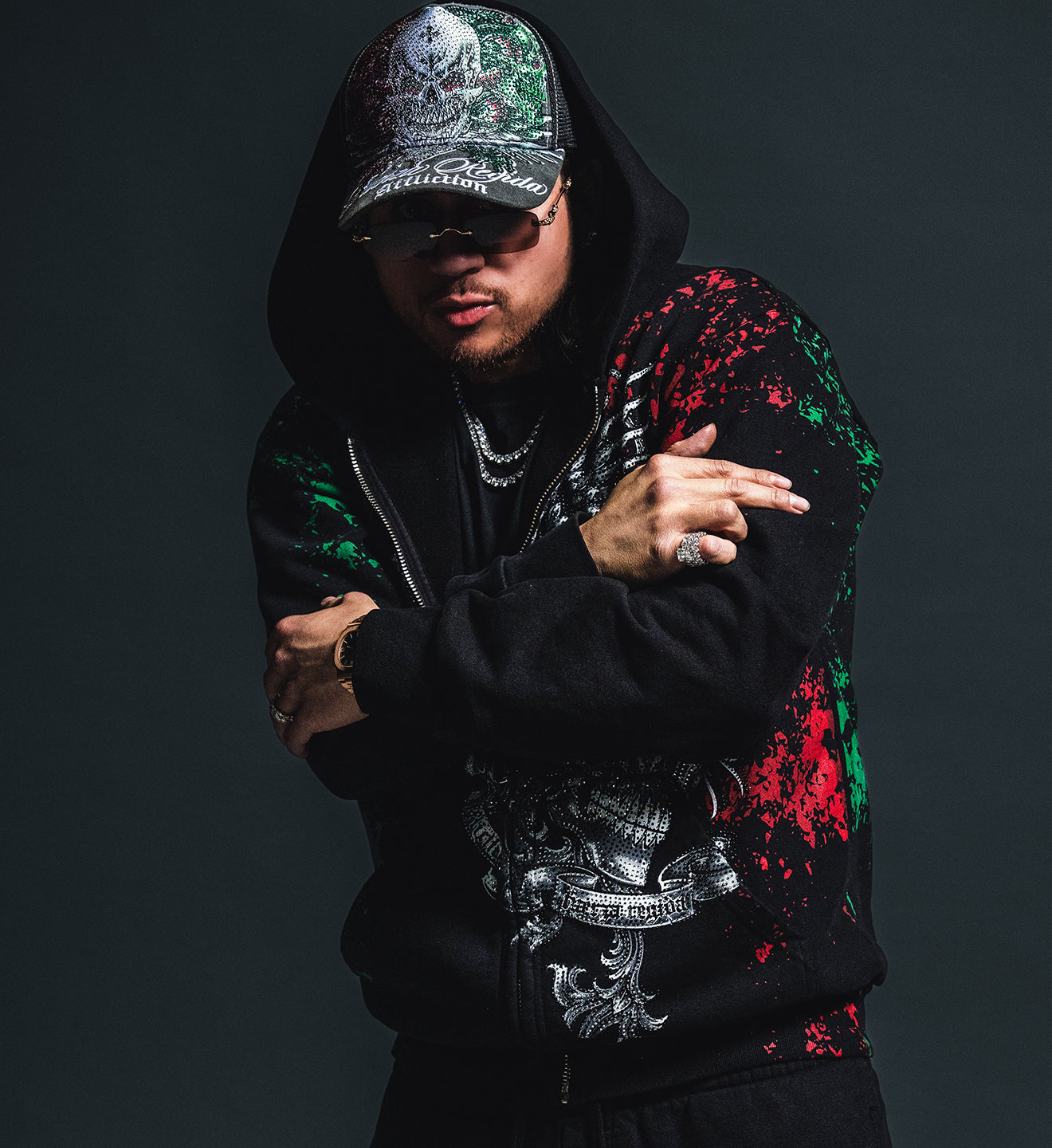 Fuerza Regida Crazyz Zip Hood