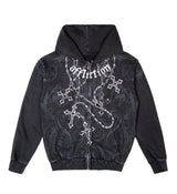 Regulo Caro Rosary Zip Hood