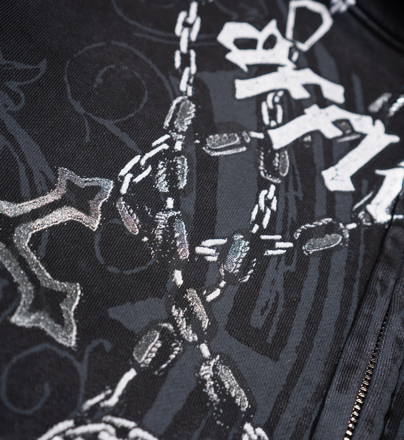 Regulo Caro Rosary Zip Hood