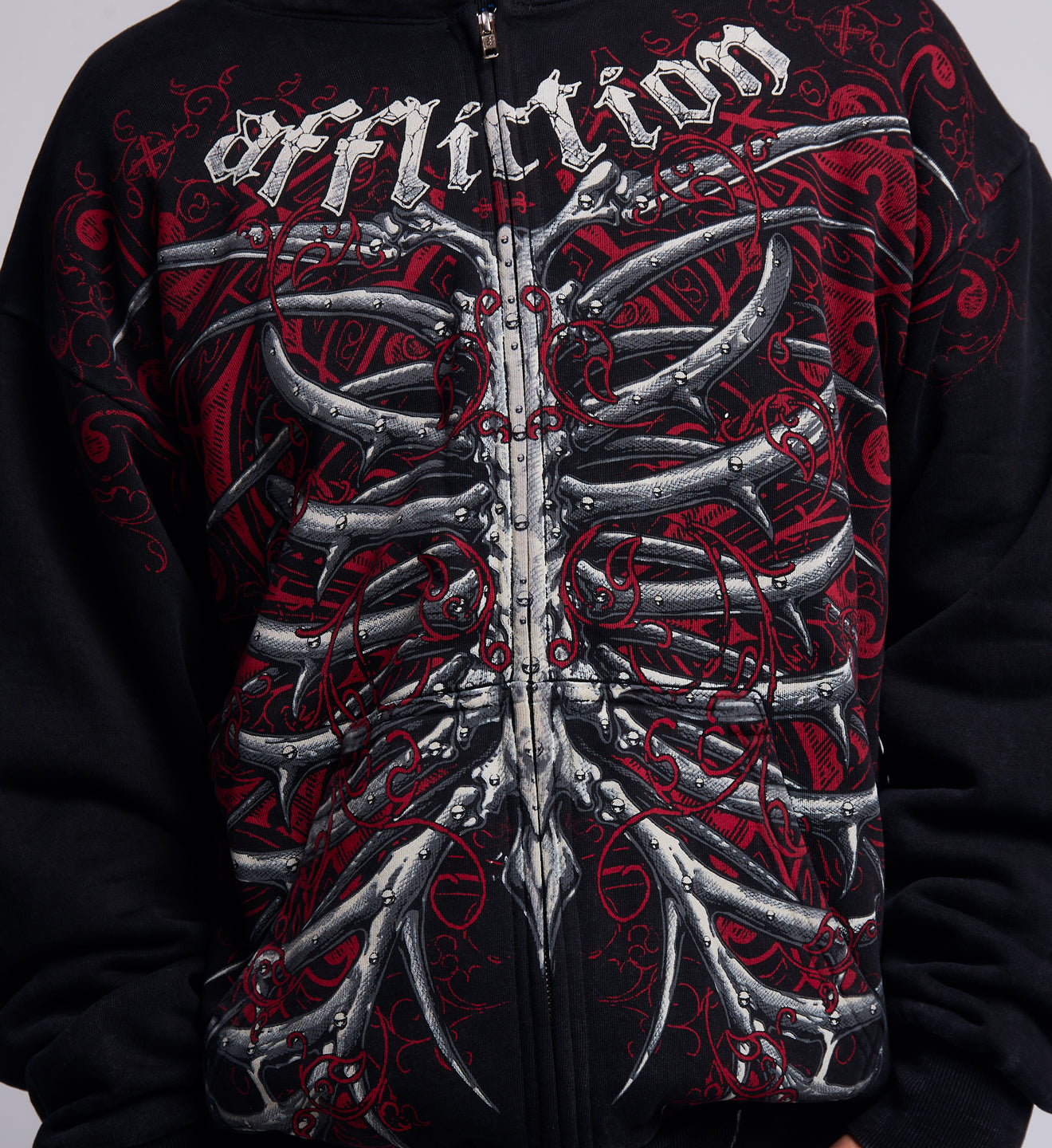 South Arcade Bone Zip Hood