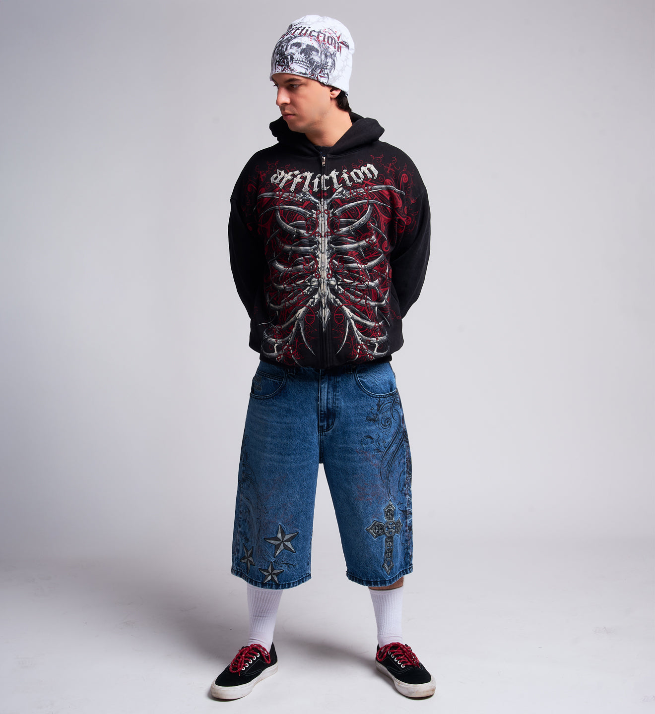 South Arcade Bone Zip Hood